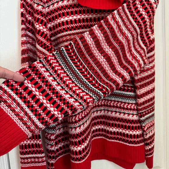 LANE BRYANT COWL NECK SWEATER. SIZE 18-20 LONG SLEEVE HOLIDAY COZY KNIT SWEATER. - Picture 8 of 14